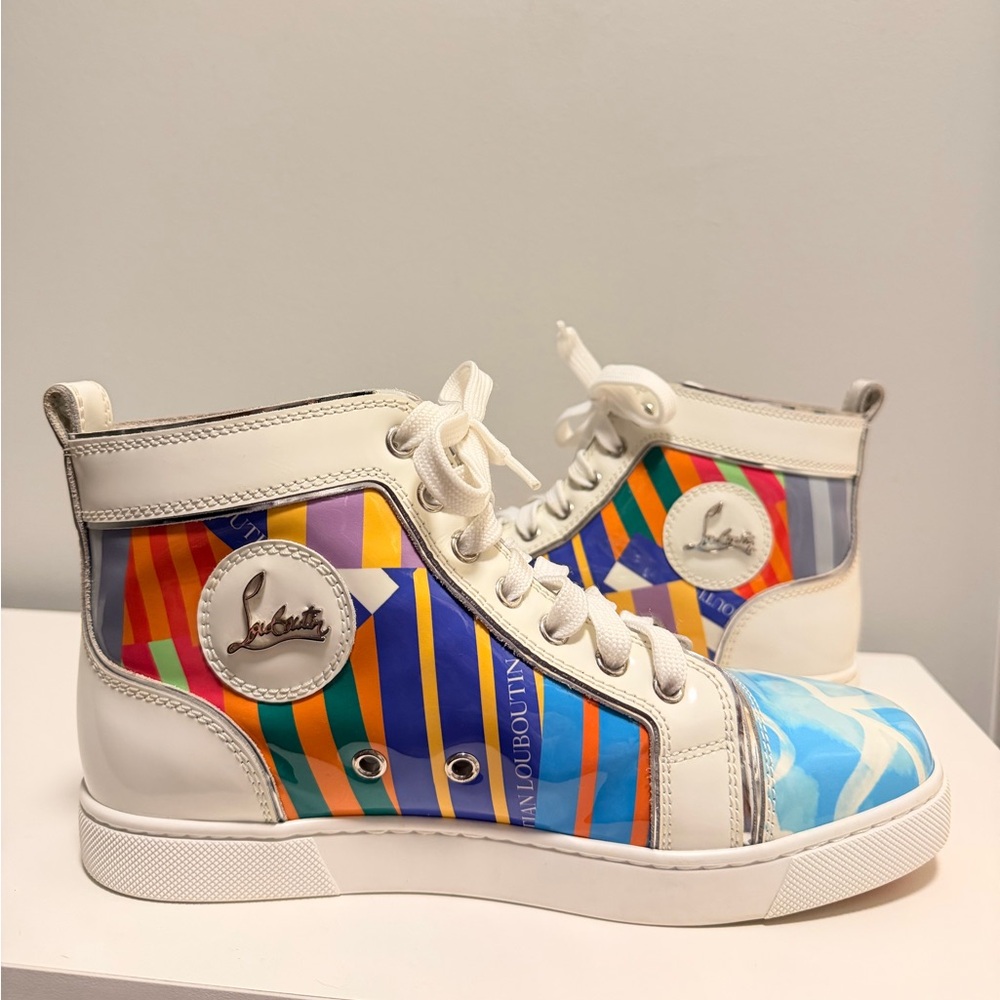 Christian Louboutin Multicolor Striped High-Tops